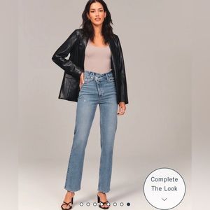 Abercrombie 90s straight leg jean